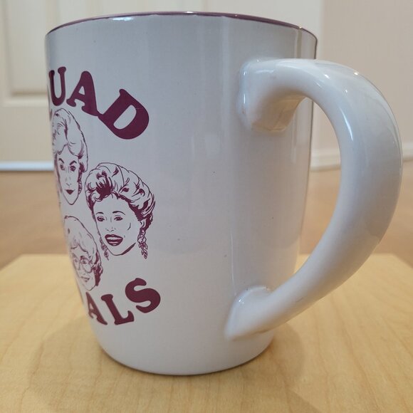 Golden Girls Mug Squad Goals 25 Oz Ceramic ABC Studios Silver Buffalo Design - Picture 3 of 16